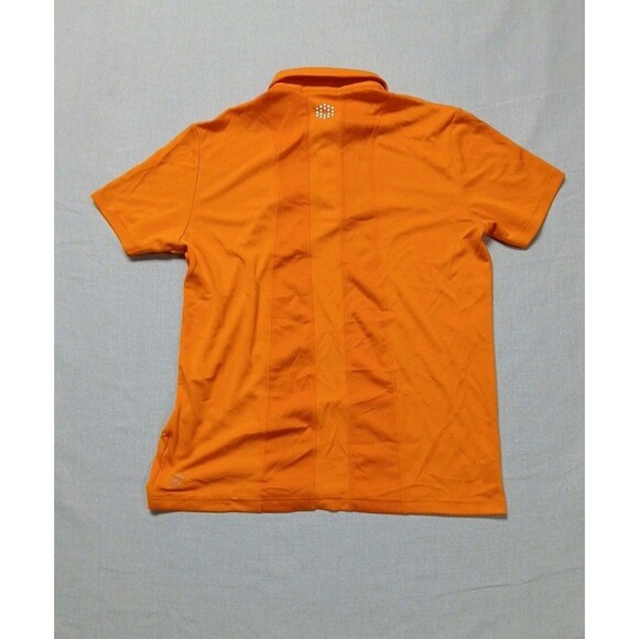 Puma Sport Lifestyle Men’s Orange Short Sleeve Golf Polo Shirt Size Large - Picture 8 of 13